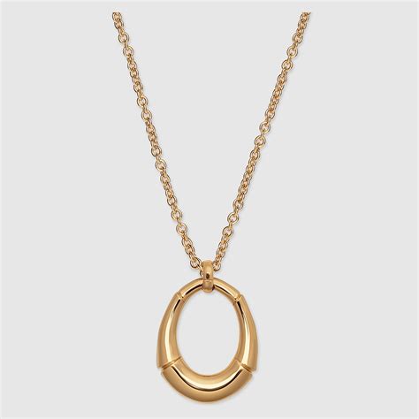 gucci bamboo neclace|Gucci women's jewelry.